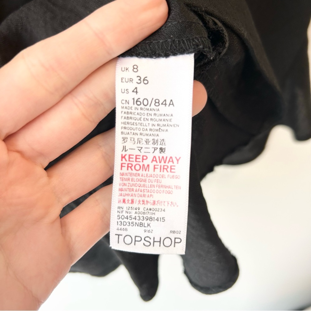 Topshop Black Top - Picture 4 of 6